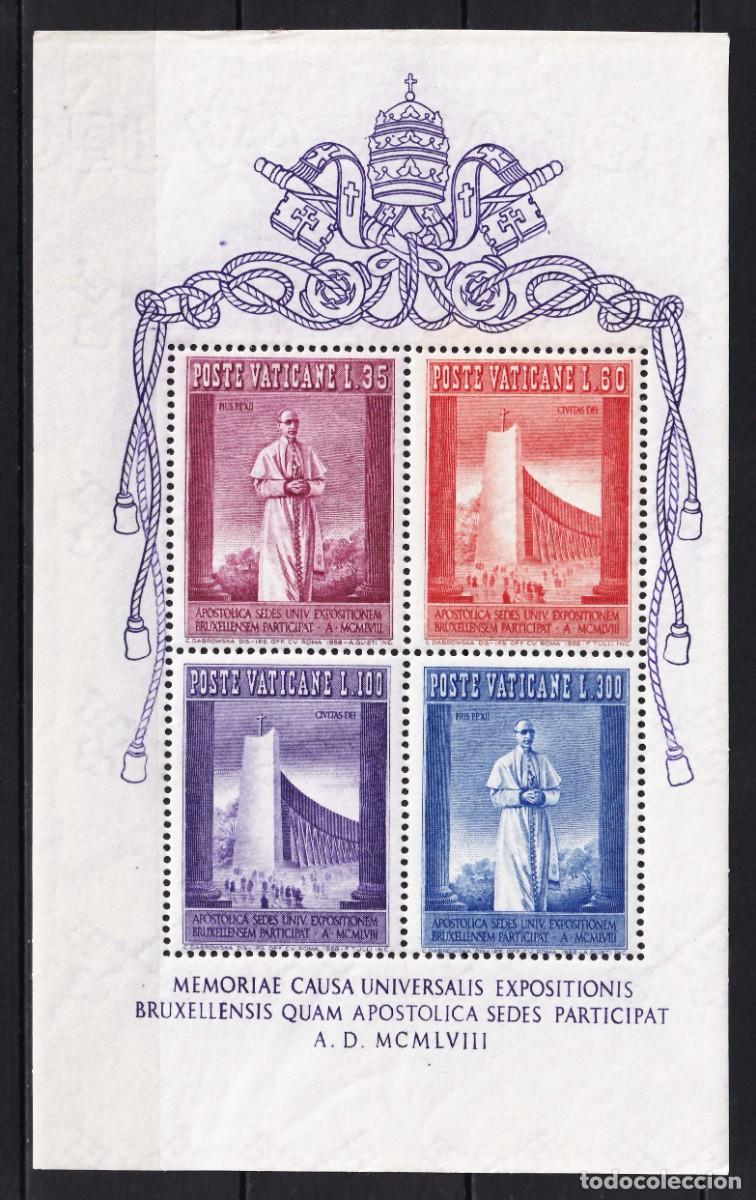 Sellos: Vaticano, 1958 Y&T. HB. 2 /**/, [SIN FIJASELLOS.]