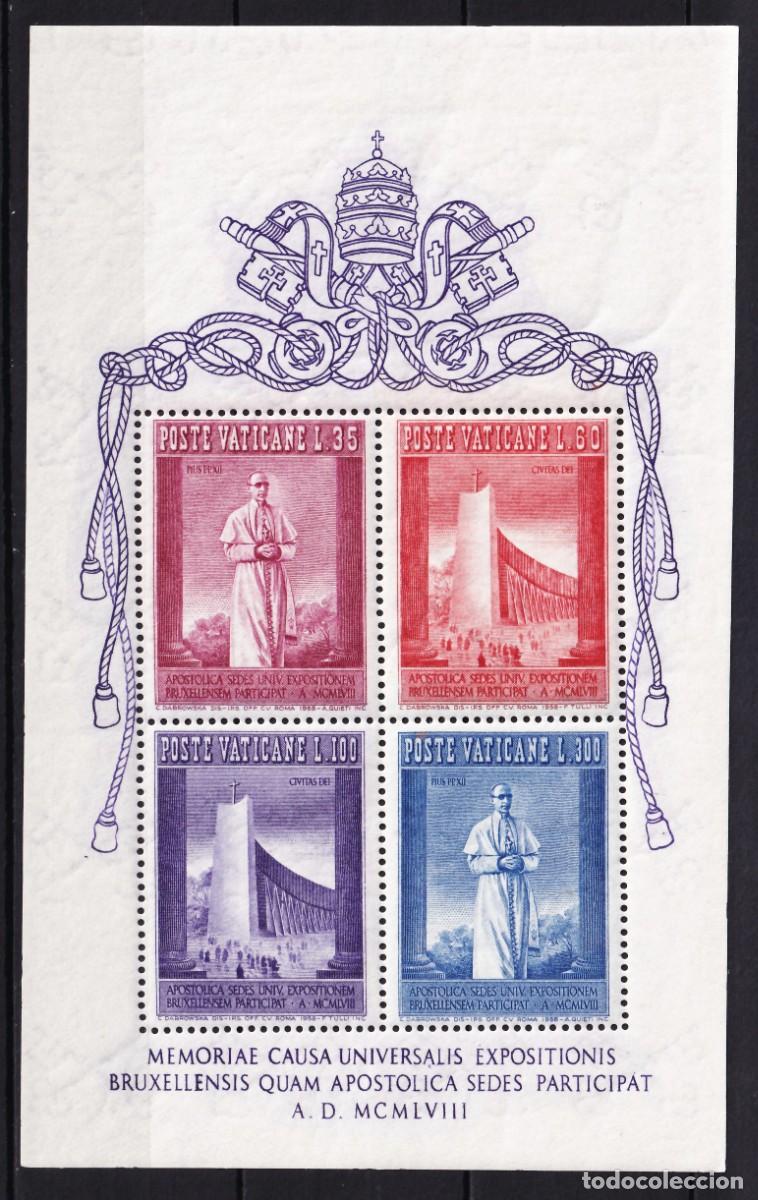 Sellos: Vaticano, 1958 Y&T. HB. 2 /**/, [SIN FIJASELLOS.]
