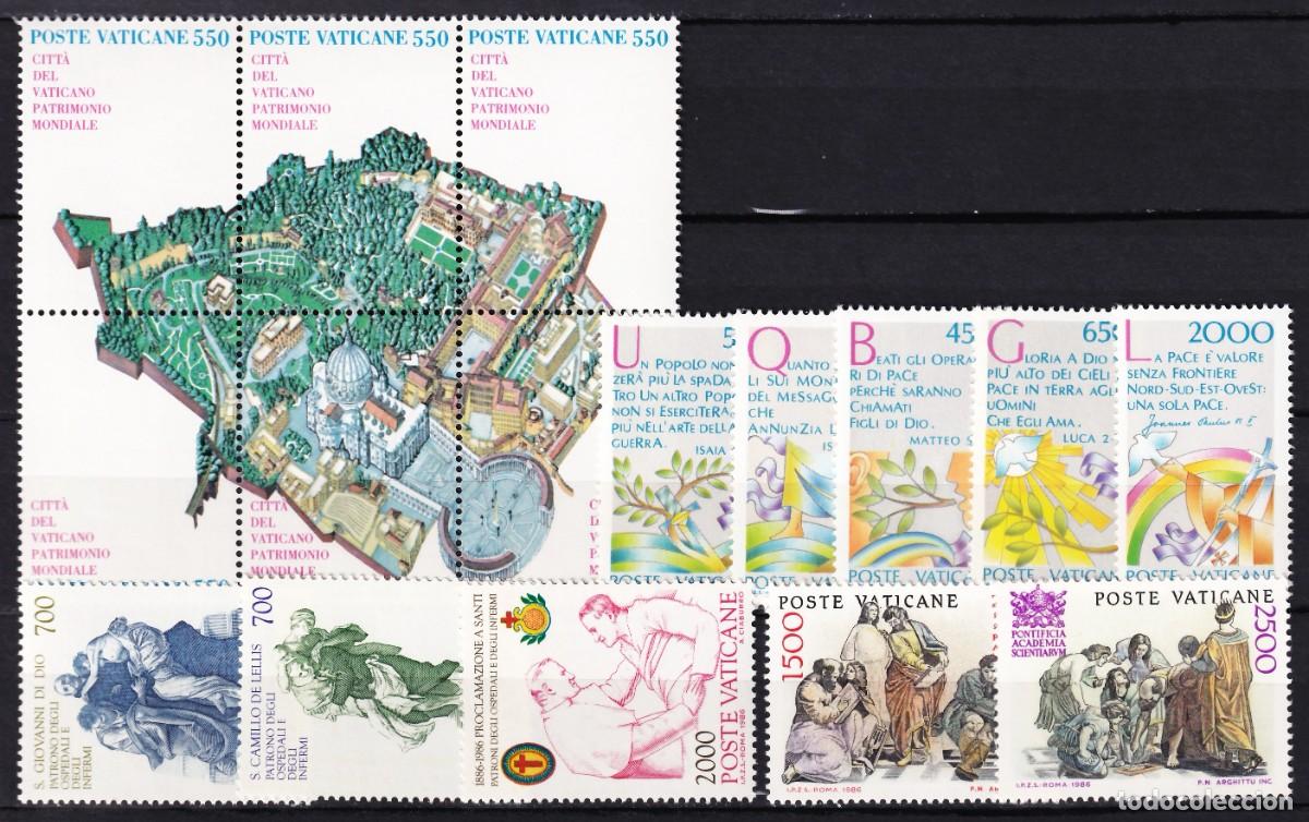 Sellos: Vaticano, 1986 Conjunto de series completas /**/, [SIN FIJASELLOS.]