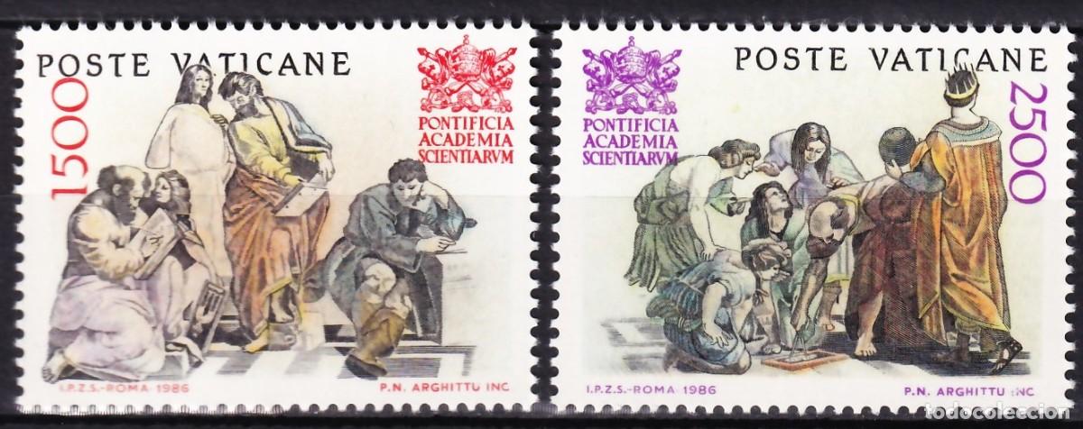 Sellos: Vaticano, 1986 Y&T. 800 / 801 /**/, [SIN FIJASELLOS.]