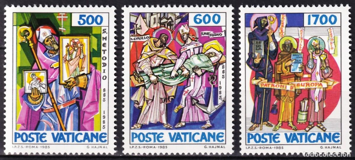 Sellos: Vaticano, 1985 Y&T. 770 / 772 /**/, [SIN FIJASELLOS.]