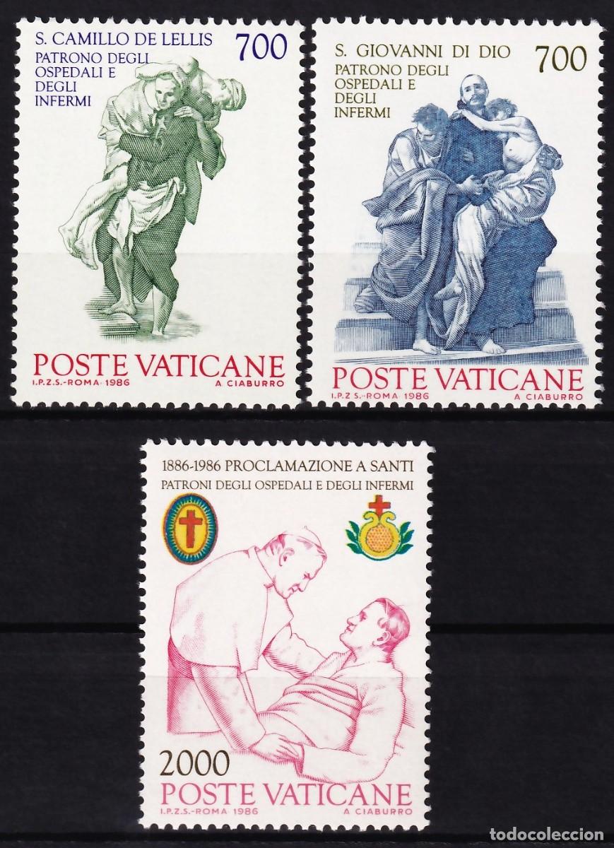 Sellos: Vaticano, 1986 Y&T. 797 / 799 /**/, [SIN FIJASELLOS.]