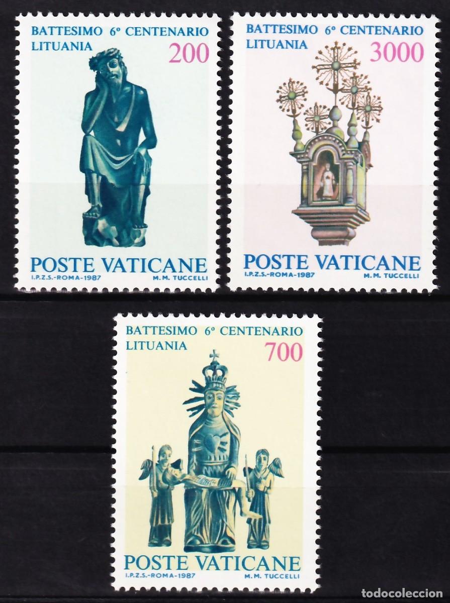 Stamps: Vaticano, 1987 Y&T. 806 / 808 /**/, [SIN FIJASELLOS.]