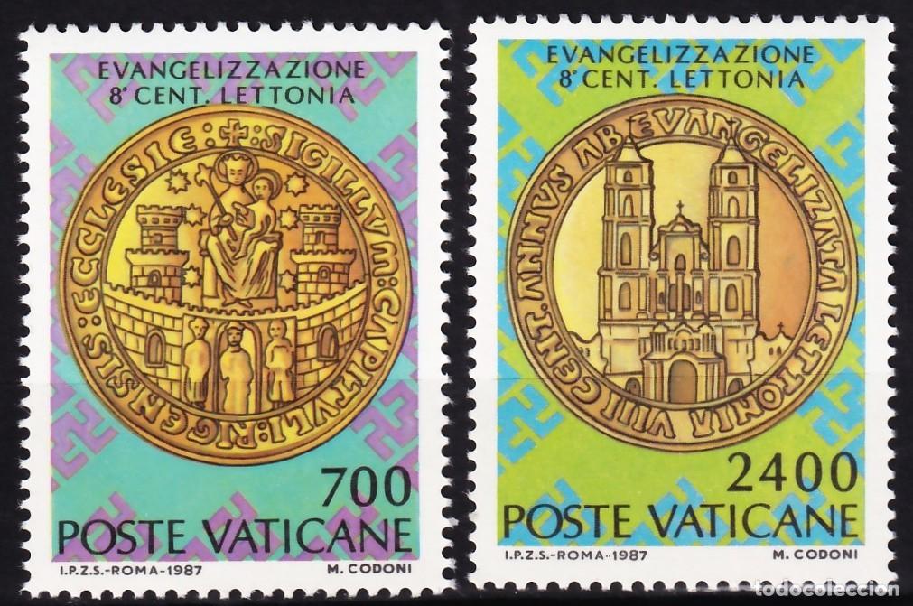Sellos: Vaticano, 1987 Y&T. 809 / 810 /**/, [SIN FIJASELLOS.]