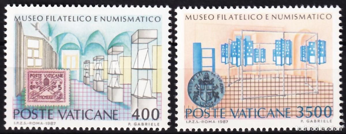 Sellos: Vaticano, 1987 Y&T. 815 / 816 /**/, [SIN FIJASELLOS.]