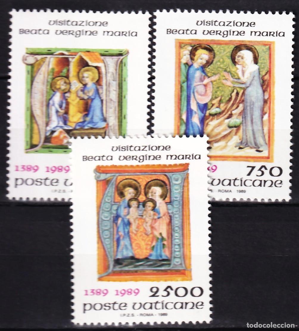 Sellos: Vaticano, 1989 Y&T. 849 / 851 /**/, [SIN FIJASELLOS.]