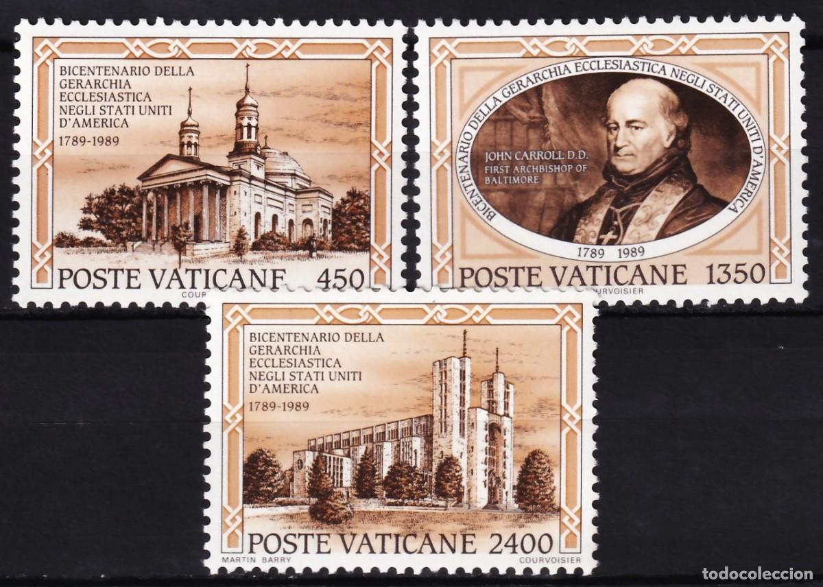 Sellos: Vaticano, 1989 Y&T. 864 / 866 /**/, [SIN FIJASELLOS.]