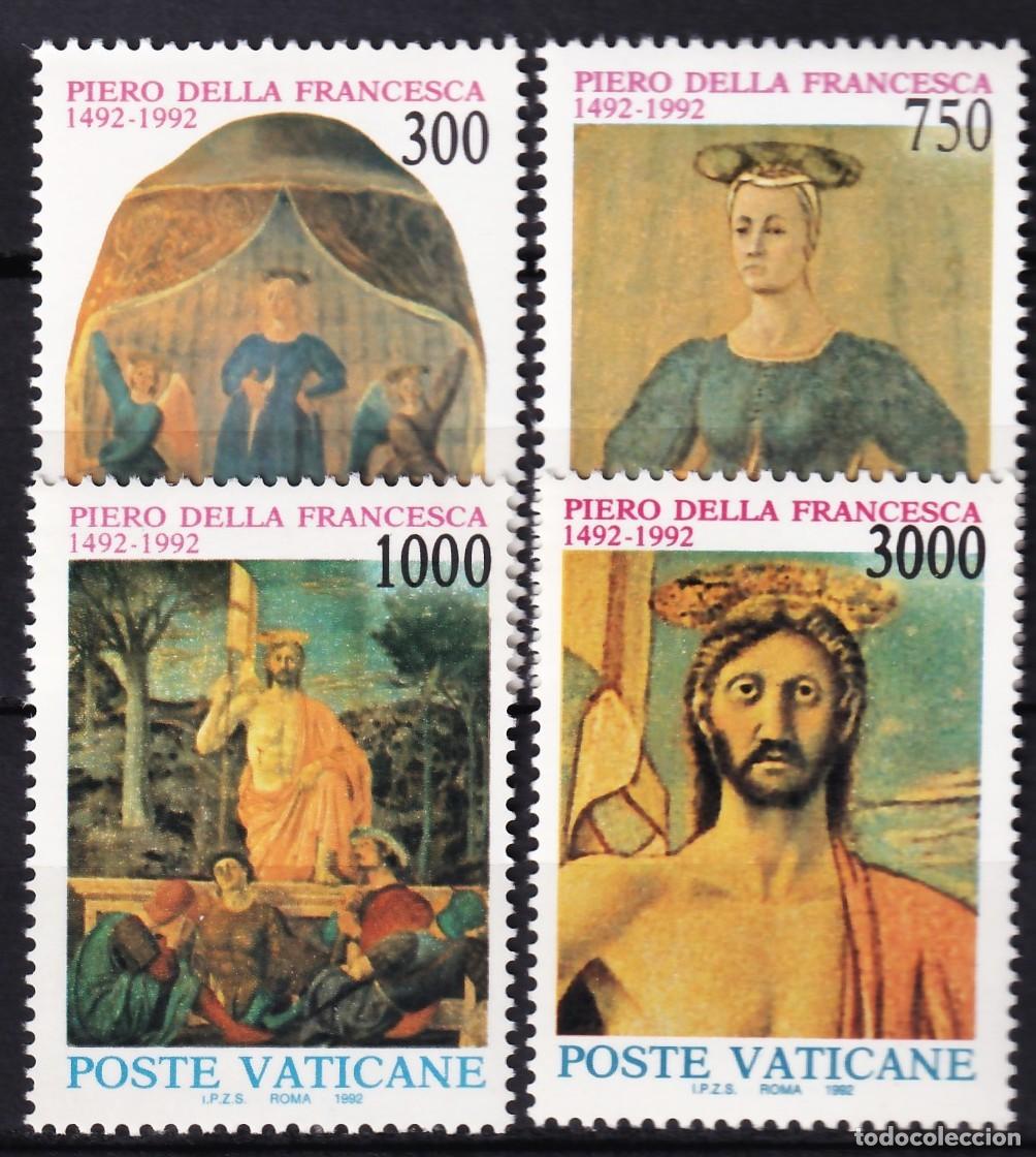 Sellos: Vaticano, 1992 Y&T. 926 / 929 /**/, [SIN FIJASELLOS.]