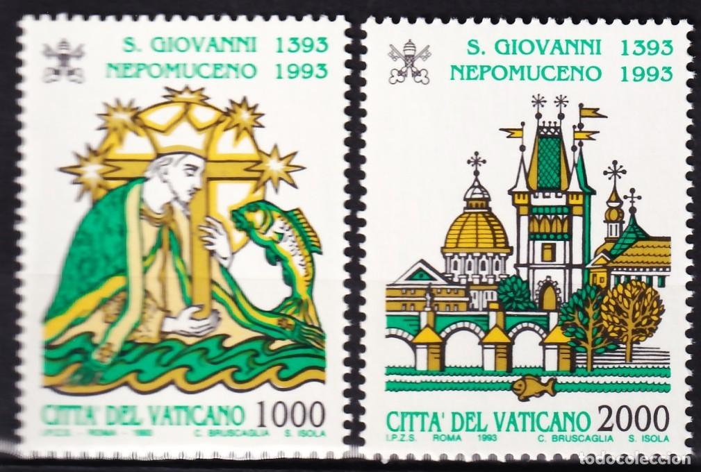 Sellos: Vaticano, 1993 Y&T. 961 / 962 /**/, [SIN FIJASELLOS.]