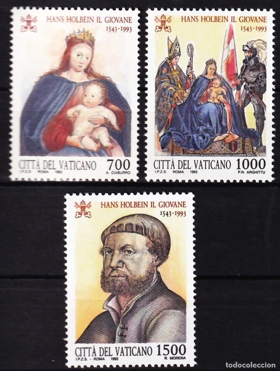 Sellos: Vaticano, 1993 Y&T. 966 / 968 /**/, [SIN FIJASELLOS.]