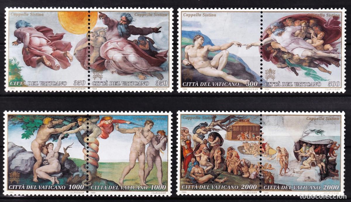 Sellos: Vaticano, 1994 Y&T. 969 / 976 /**/, [SIN FIJASELLOS.]