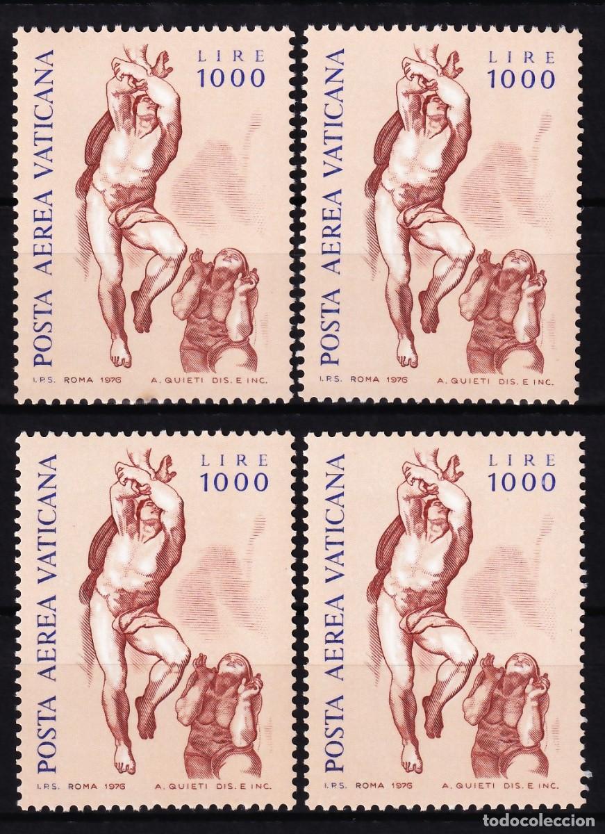 Sellos: Vaticano, A&eacute;reos 1976 Y&T. 60 / 61 /**/, [SIN FIJASELLOS.]