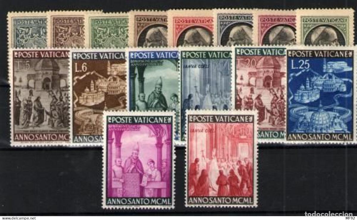 Sellos: Vaticano n&ordm; 120/27 y 150/57