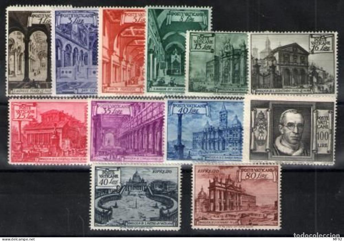 Sellos: Vaticano n&ordm; 140/9, Urgente 11/12