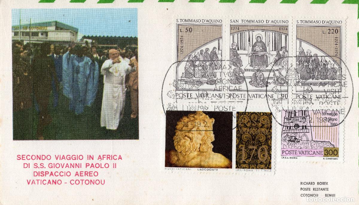 Sellos: VATICANO 1974 CARTA FDC MICHEL VA 640-642