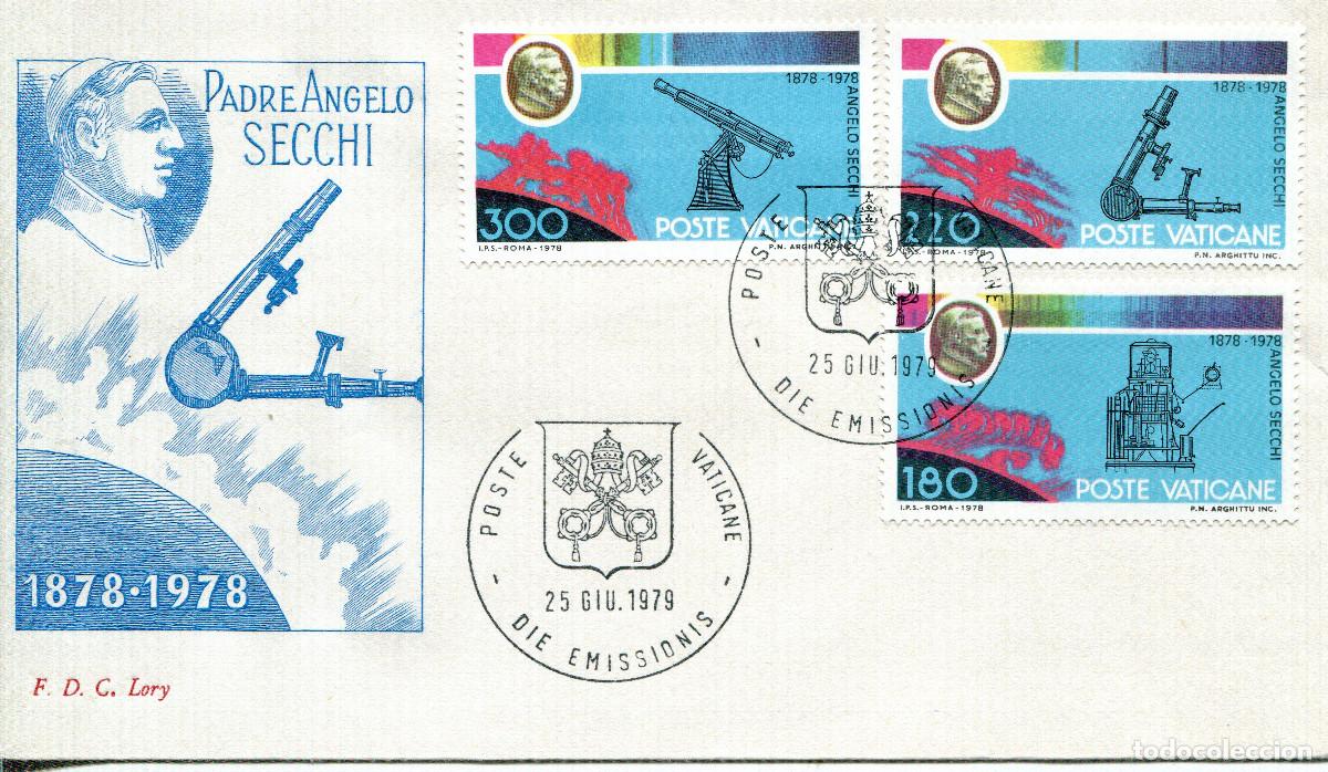 Sellos: VATICANO 1979 CARTA FDC MICHEL VA 745-747