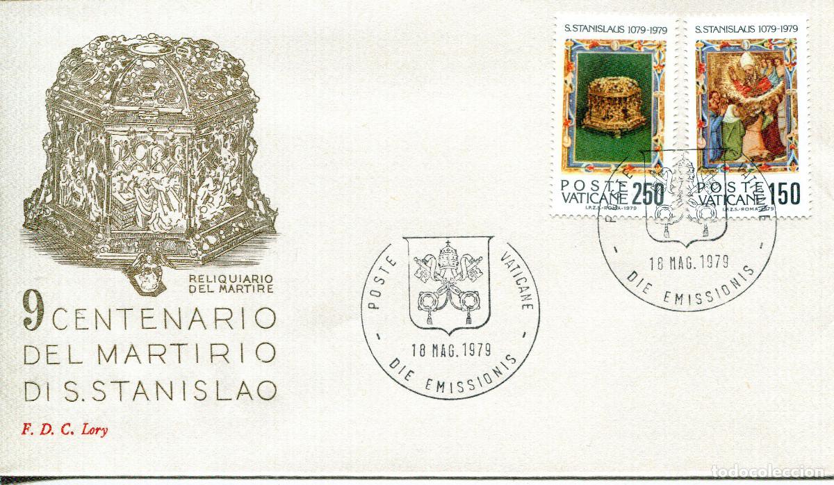 Sellos: VATICANO 1979 CARTA FDC MICHEL VA 740-741
