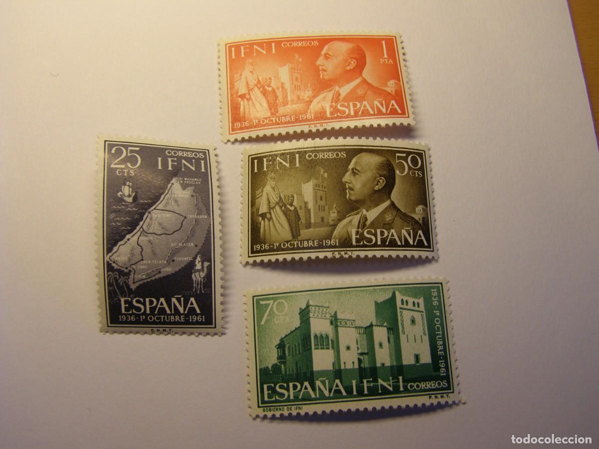 Sellos: Sellos de Espa&ntilde;a, colonia de Ifni, 1&ordm; de octubre a&ntilde;o 1961.