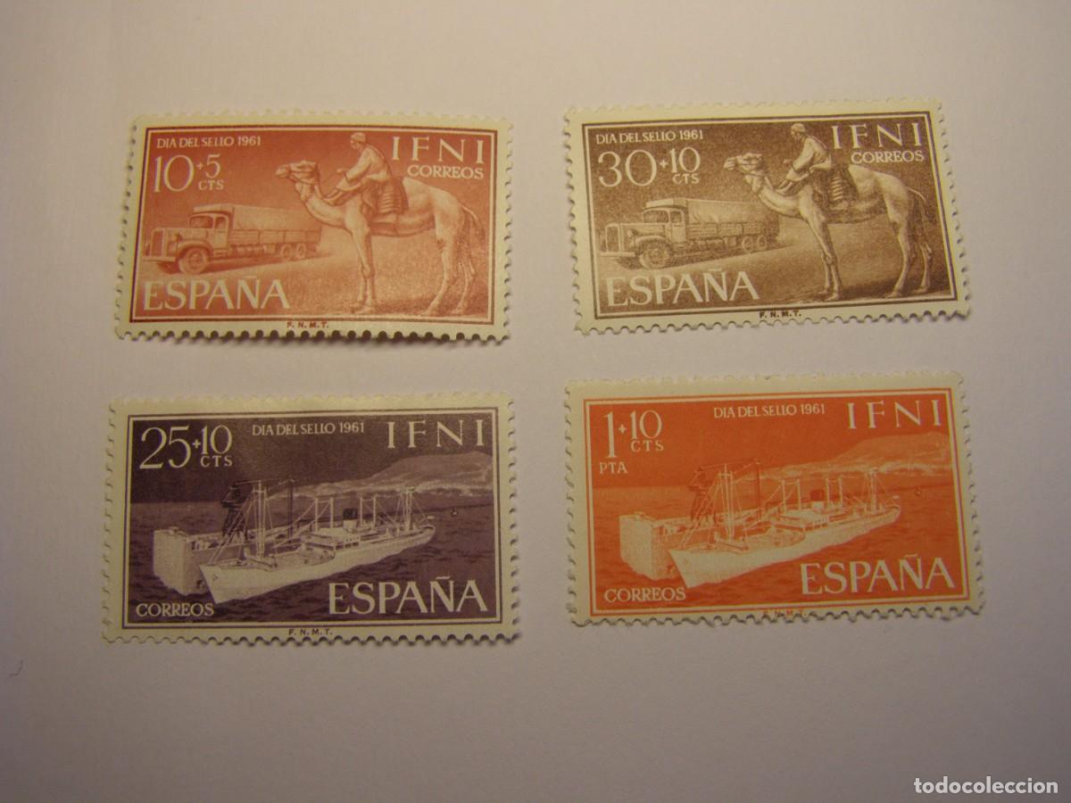 Sellos: Sellos de Espa&ntilde;a, colonia de Ifni, d&iacute;a del sello, a&ntilde;o 1961.