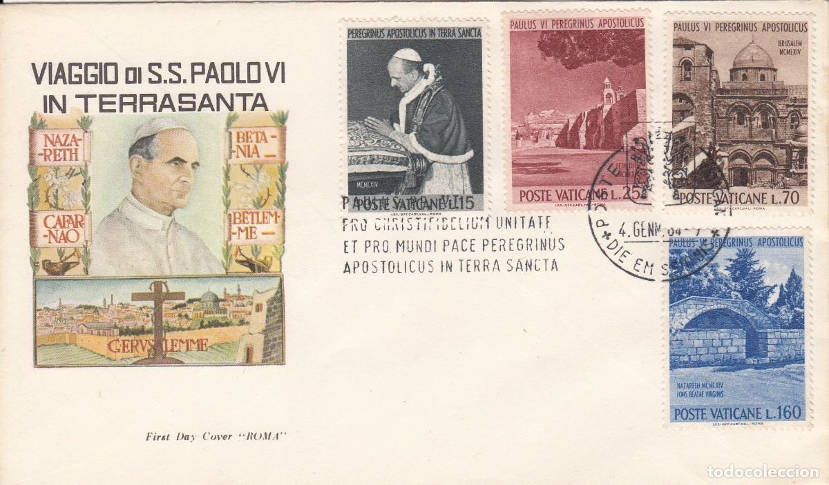 Sellos: SPD - PRIMER DIA - VATICANO - 1964