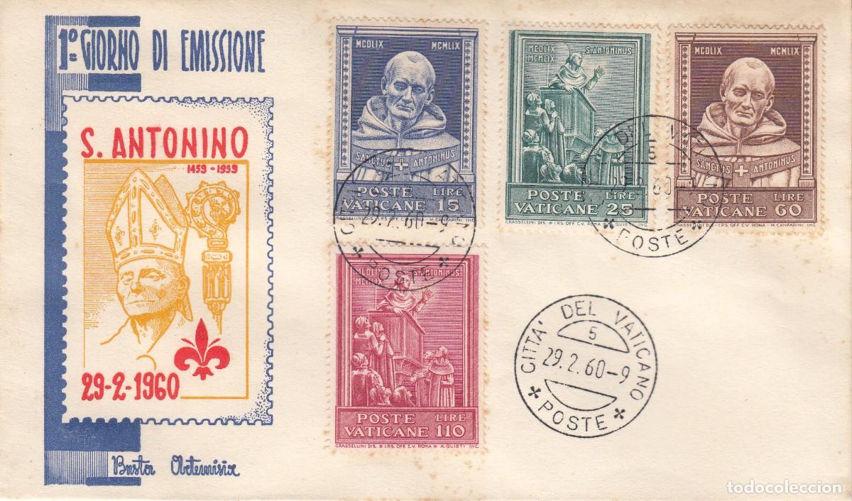 Sellos: SPD - PRIMER DIA - VATICANO - 1960