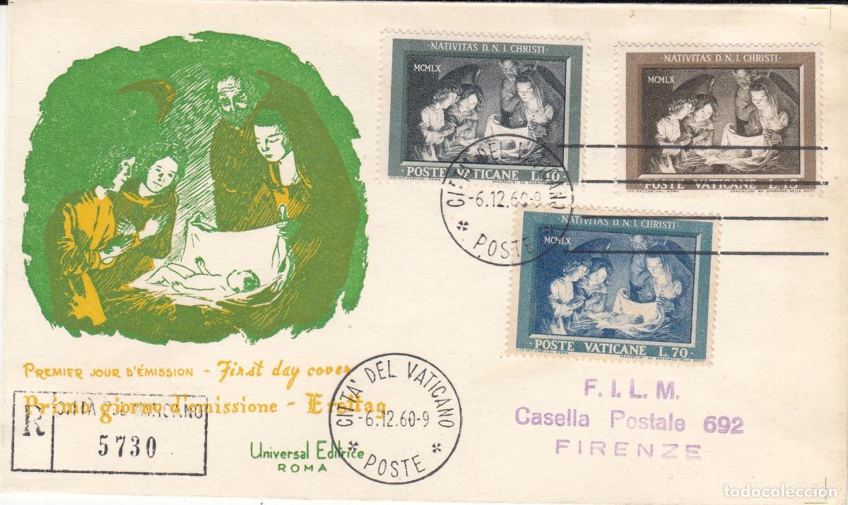 Sellos: SPD - PRIMER DIA - VATICANO - NAVIDAD 1960