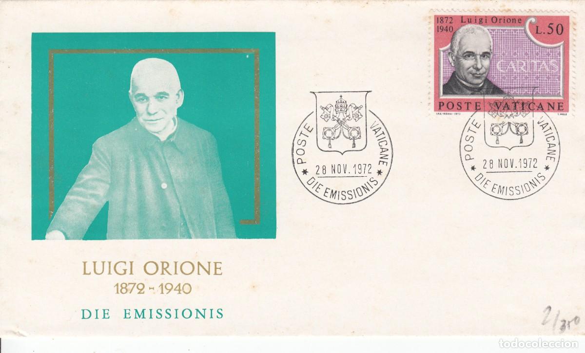Sellos: SPD - PRIMER DIA - VATICANO - 1972