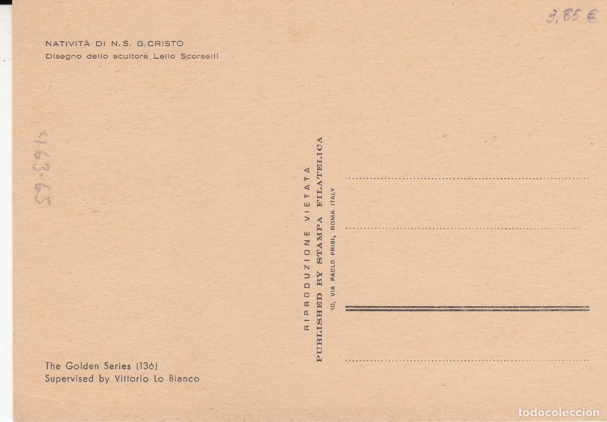 Sellos: SPD - PRIMER DIA - M&Aacute;XIMA VATICANO - NAVIDAD - 1966 - Foto 2
