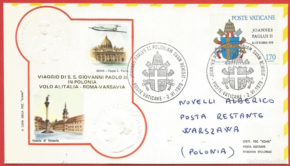 Sellos: Vaticano 1979 - Mi 736 - YT 666 - FDC - Escudo de armas del Papa Juan-Pablo II