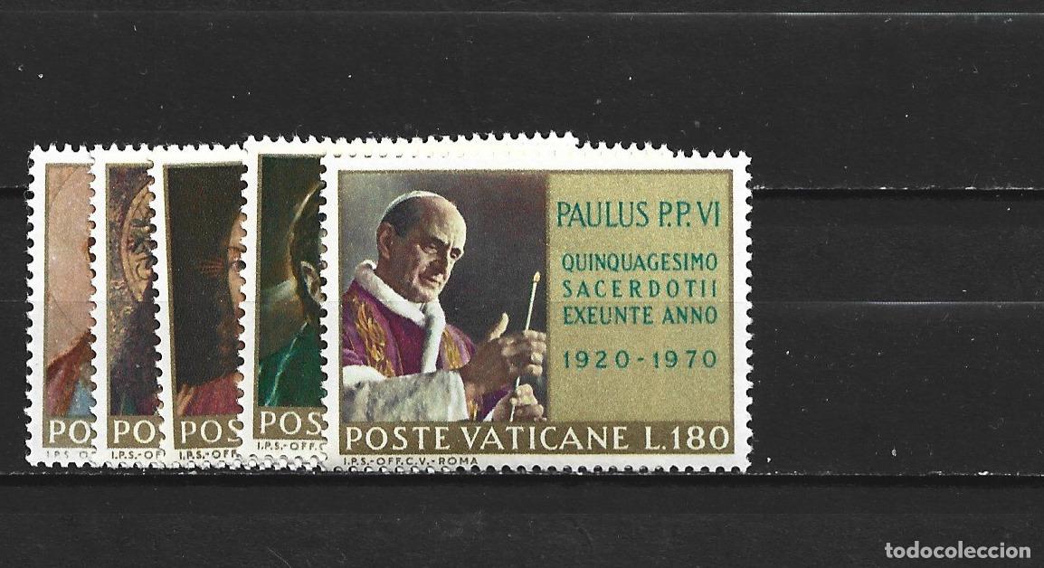Sellos: VATICANO YVERT NUM. 505/509 ** SERIE COMPLETA SIN FIJASELLOS