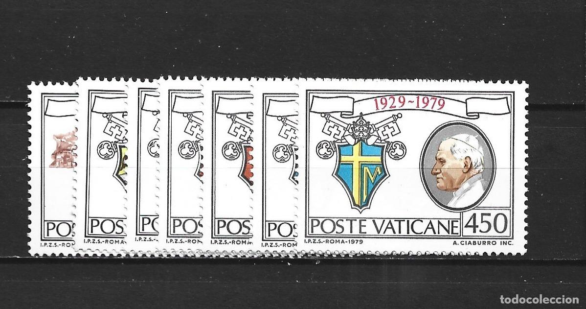 Sellos: VATICANO YVERT NUM. 678/684 ** SERIE COMPLETA SIN FIJASELLOS