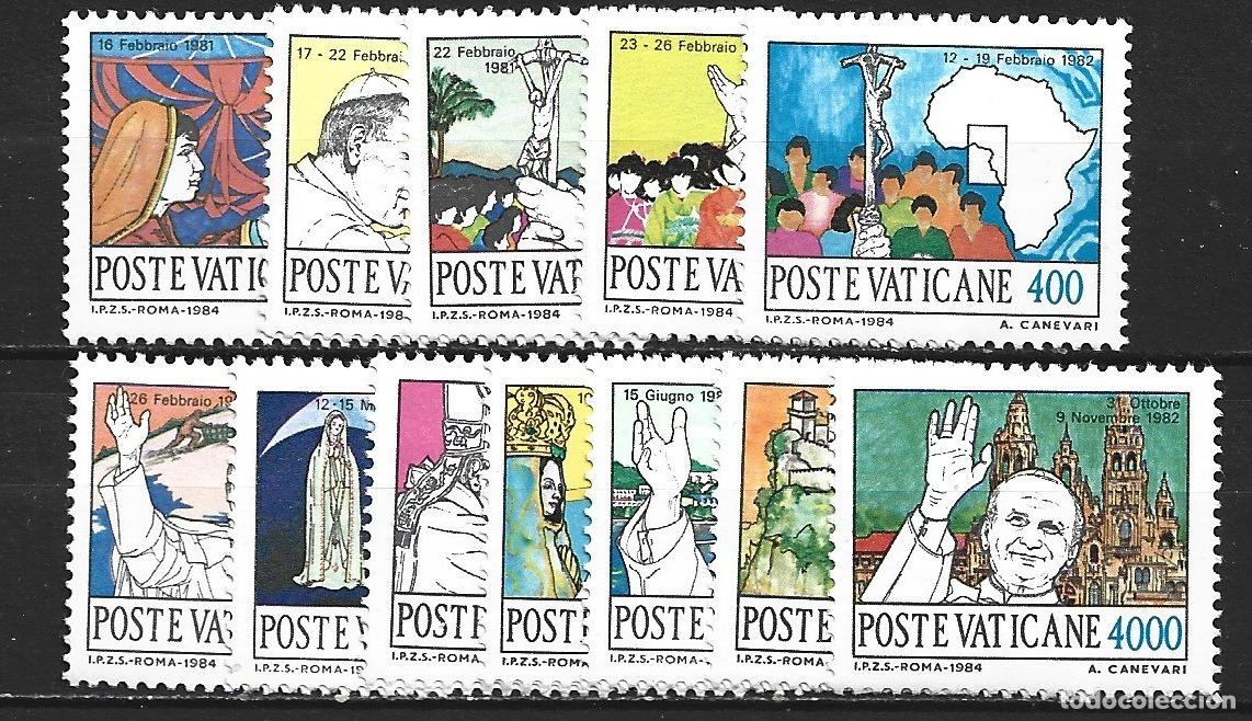 Sellos: VATICANO YVERT NUM. 755/766 ** SERIE COMPLETA SIN FIJASELLOS