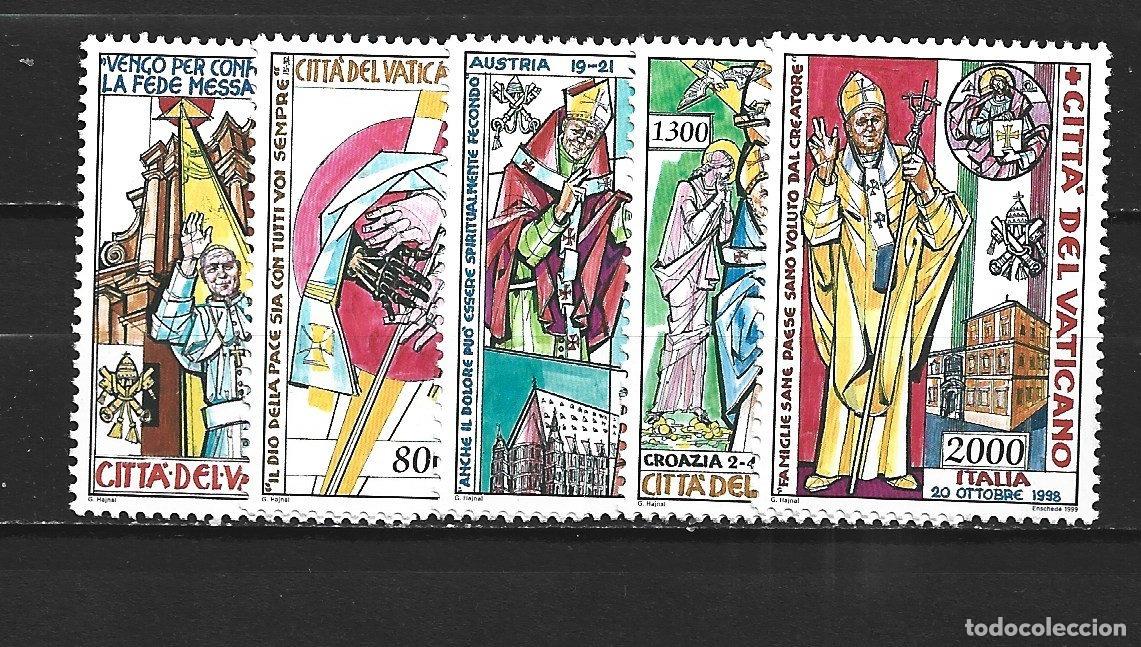 Sellos: VATICANO YVERT NUM. 1156/1160 ** SERIE COMPLETA SIN FIJASELLOS