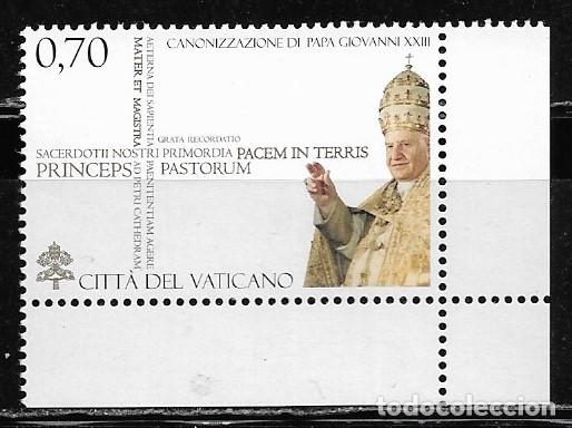 Sellos: VATICANO 2014, Ivert 1653 - CANONIZACI&Oacute;N DEL PAPA JUAN XXIII. MNH.