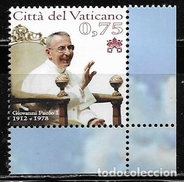 Sellos: VATICANO 2012, Ivert 1597 - Centenario del Nacimiento del Papa Juan Pablo I. MNH.