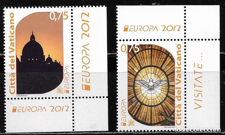 Sellos: VATICANO 2012, Ivert 1594/95 - EUROPA - TURISMO. MNH.
