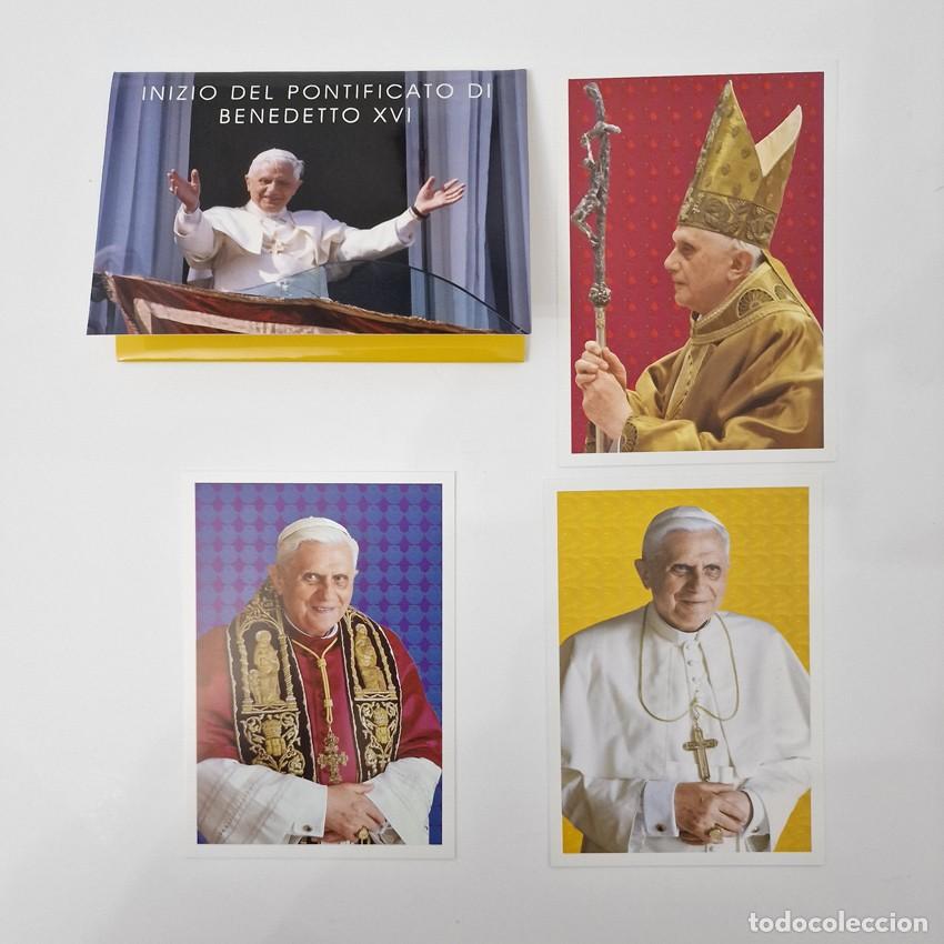 Sellos: VATICANO 2005 Enteros Postales INICIO PONTIFICADO BENEDICTO XVI Posta Prioritaria Completo MNH
