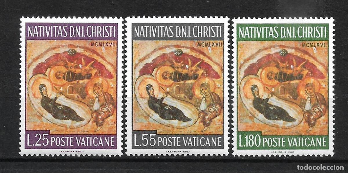 Sellos: vaticano 1967 serie completa ** mnh - 33/47