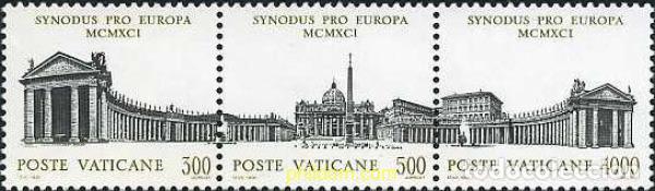 Sellos: 158670 MNH VATICANO 1991 ASAMBLEA DEL SINODO DE LOS OBISPOS PARA EUROPA