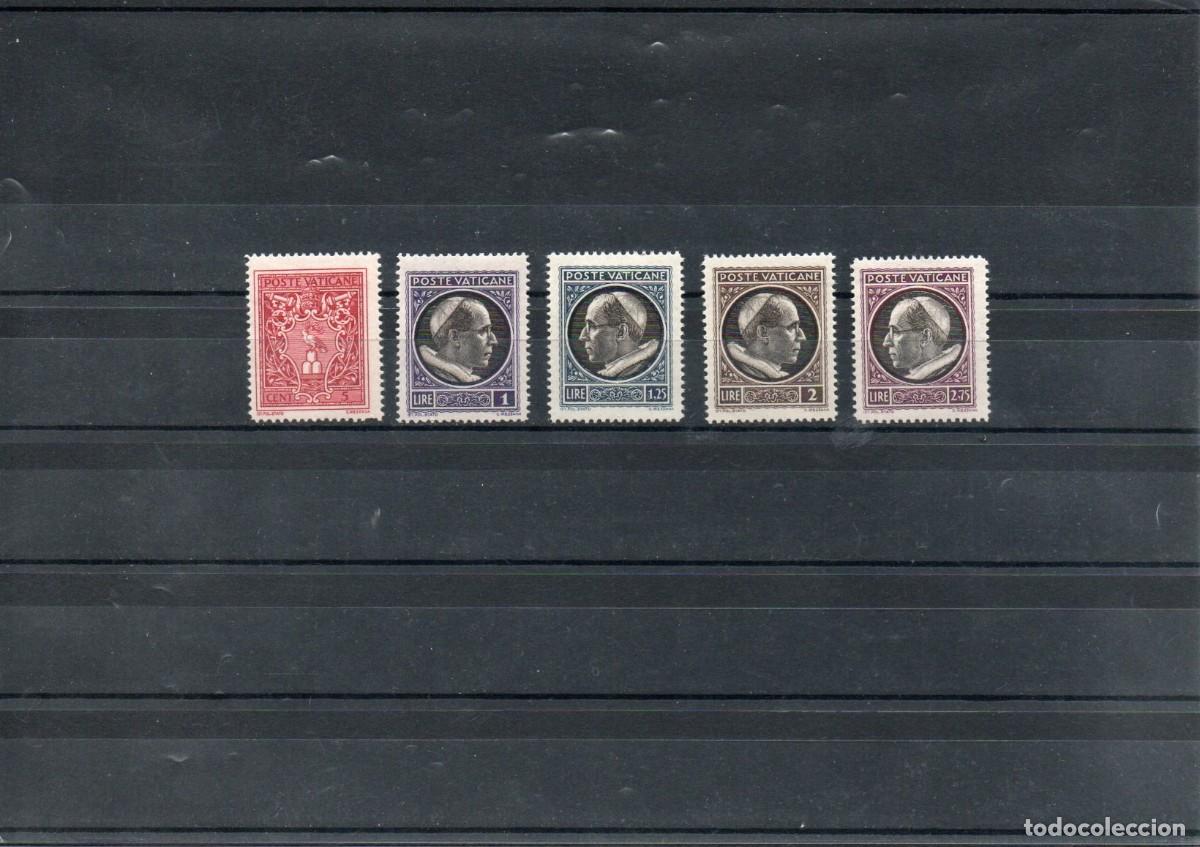 Sellos: VATICANO. PIO XII. SERIE BASICA.