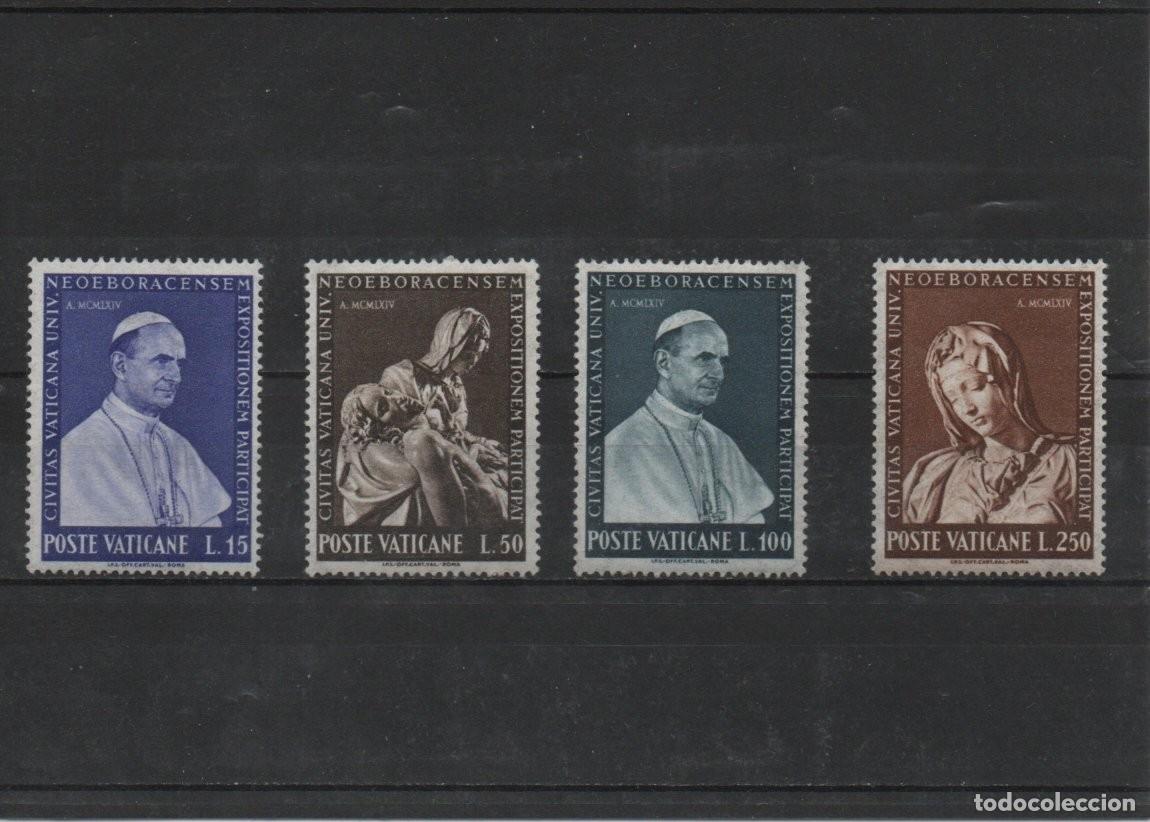 Sellos: VATICANO. EXPOSICION INTERNACIONAL DE NUEVA YORK.