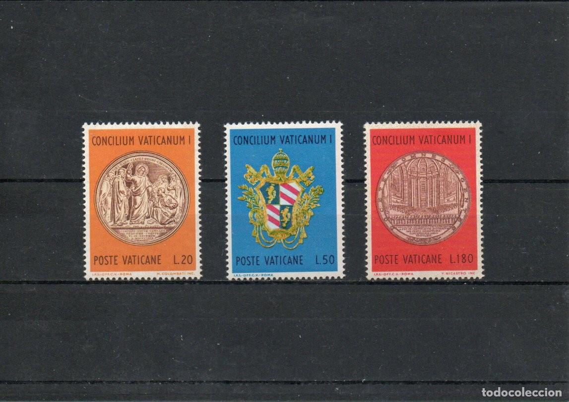 Sellos: VATICANO. CENTENARIO CONCILIO VATICANO I . - Foto 1