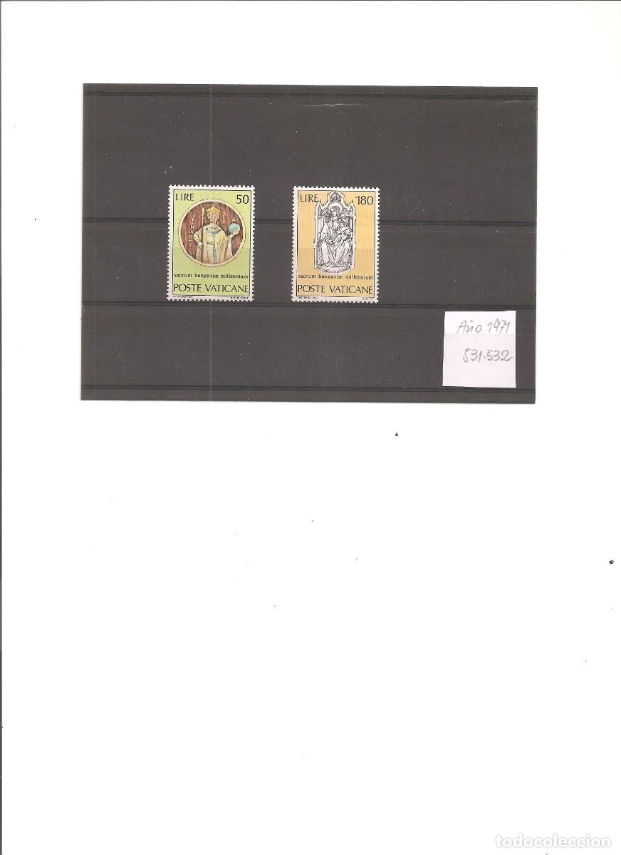 Sellos: VATICANO. MILENARIO DE SAN ESTEBAN. - Foto 1