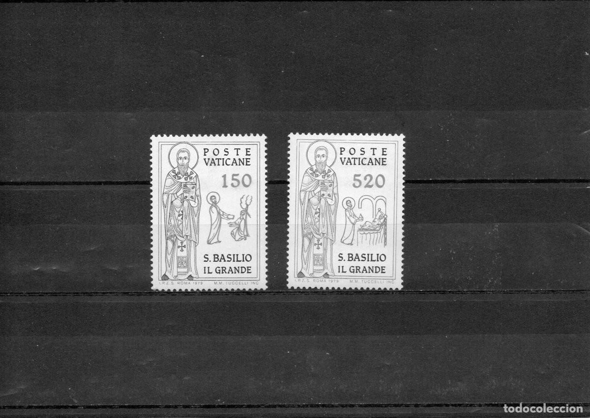 Sellos: VATICANO. 10&ordm; CENTENARIO MUERTE SAN BASILIO EL GRANDE.