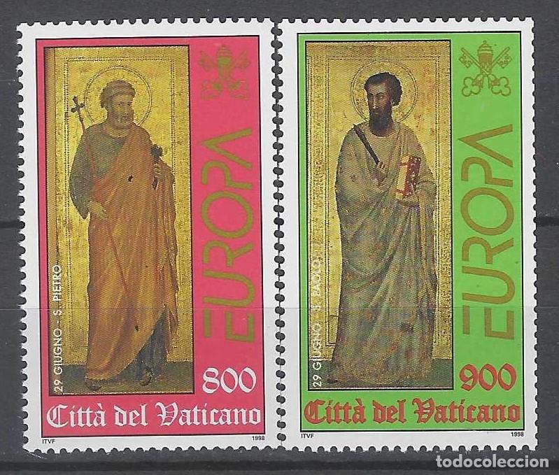 Sellos: CIUDAD DEL VATICANO 1998 - EUROPA, FIESTAS NACIONALES, S.COMPLETA - MNH**