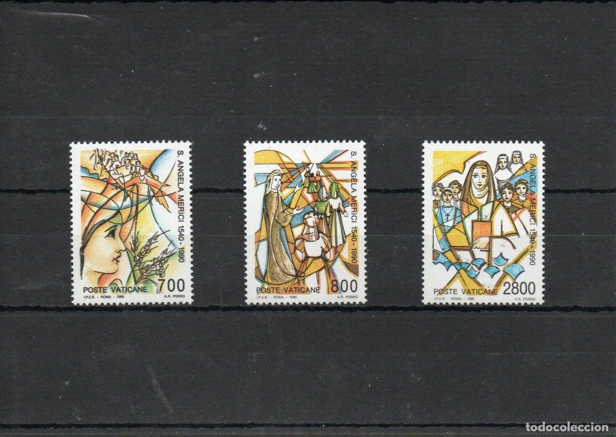 Sellos: VATICANO. 450 ANIVERSARIO MUERTE DE SANTA ANGELA MERICI.