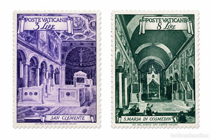 Sellos: Ciudad del Vaticano 1953 sellos MNH **
