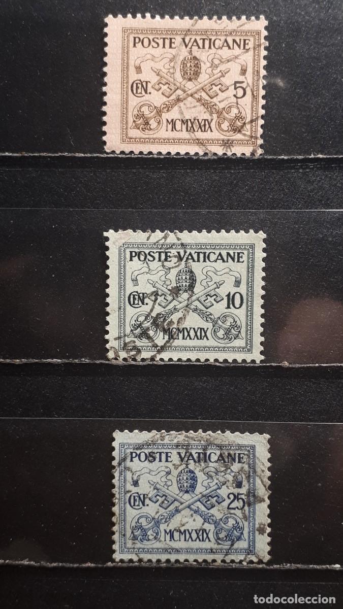 Sellos: VATICANO. A&Ntilde;O 1929. &deg;. YVERT 26/7 29