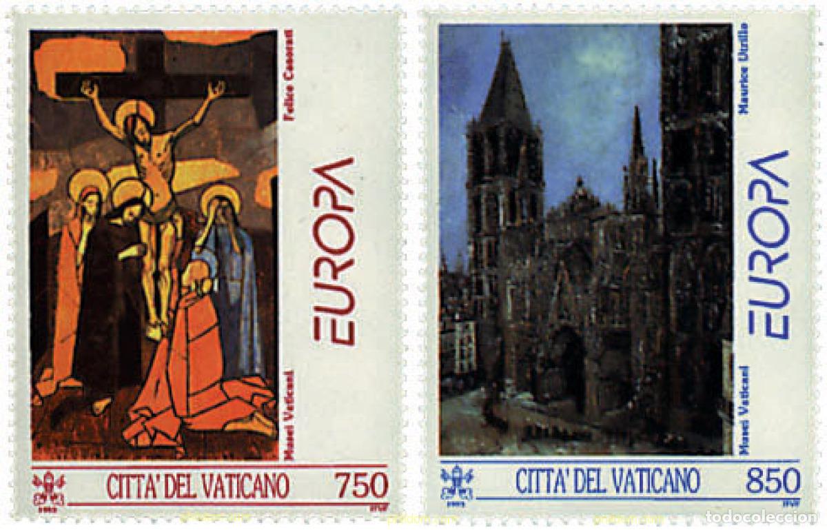 Briefmarken: 62874 MNH VATICANO 1993 EUROPA CEPT. ARTE CONTEMPORANEO