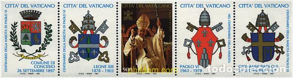 Sellos: 11631 MNH VATICANO 1997 CENTENARIO DEL NACIMIENTO DEL PAPA PABLO VI